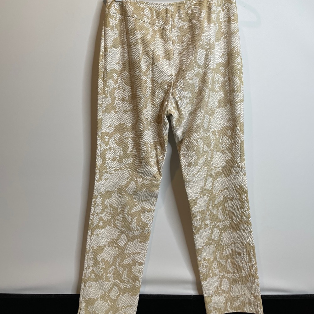 Escada lamb leather pants animal print it38 Runway - Picture 6 of 16